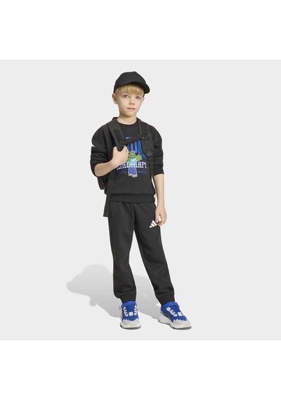 Adidas Minecraft Çocuk Siyah Eşofman Takımı Kh3194