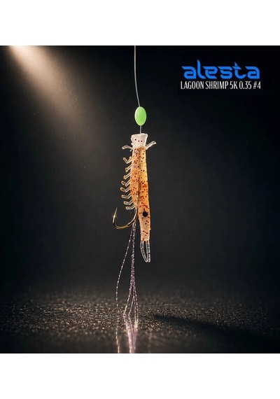 Alesta Lagoon Shrımp Rıg X0288 5 Köstek 0.35mm No:6 İğne Renk:honey
