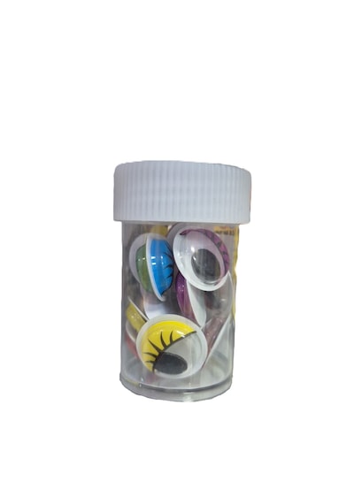 Putı Renklı Oynar Goz 15 Mm Tup 11448