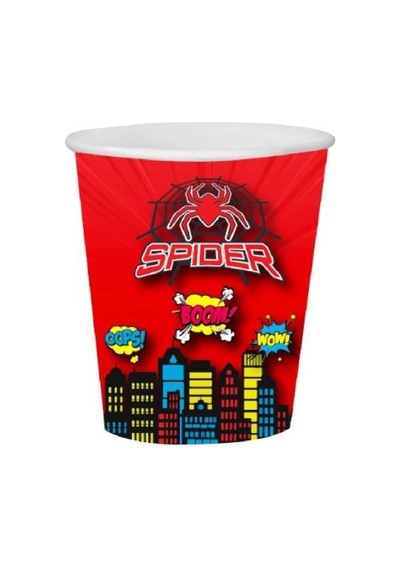 Bardak Spider Örümcek 8 Li