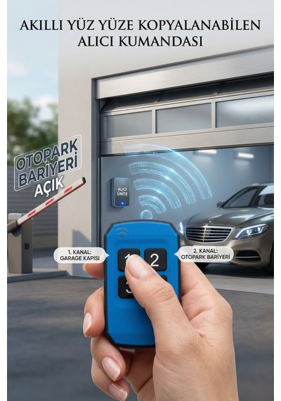 Vcm Akıllı Yüzyüze Kopyalanabilen Kepenk Garaj Ve Otopark Bariyer Kumandası
