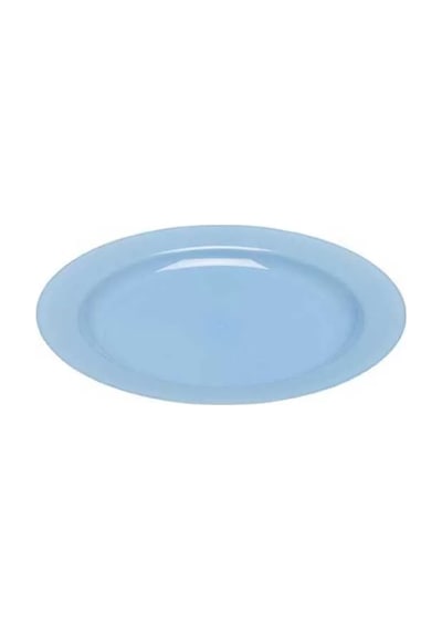 Plastik Mavi Tabak 19 Cm - 10 Adet