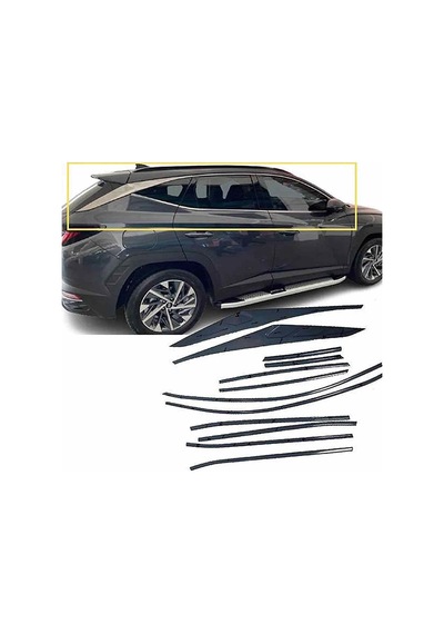 Hyundai Tucson Cam Çerçeve Nikelajı Komple 2021 Sonrası