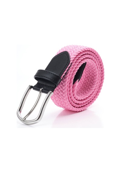 Dwoy Elastik Örgü Kemer Pembe-888