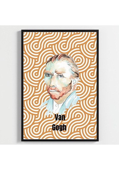 Besay Van Gogh Duvar Posteri-klasik Sanat Estetik Dekoratif A2 Çerçevesiz