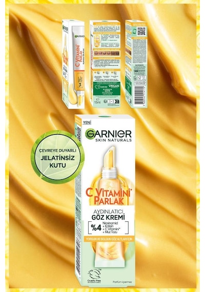 Garnier C Vitamini Parlak Aydınlatıcı Göz Kremi 15 ML