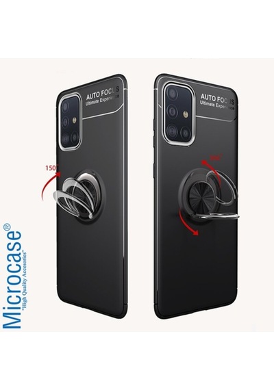 Microcase Galaxy A71 Focus Serisi Yüzük Standli Kilif 409599009