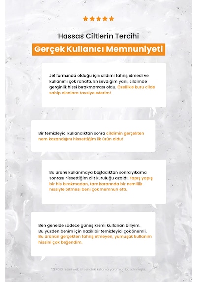 Hassas Ve Atopik Ciltler İçin Köpürmeyen Nazik Temizleme Jeli Zeroıd Dermanewal Cleansing Gel