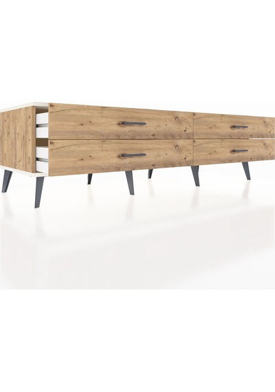 Kronos Tv Ünitesi 4 Çekmeceli 176x59x51 Çam-aytaşı/çam Aytası/atlas Çam Kronos Tv Ünitesi 4 Çekmeceli 176x59x51 Çam-aytaşı/çam Aytası/atlas Çam