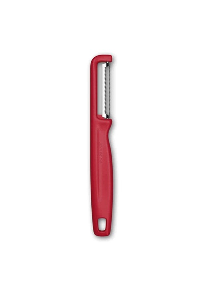 Victorinox Iota Tırtıklı Kenar Çift Taraf Kırmızı Soyacak Kırmızı