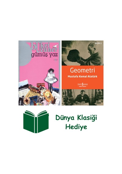 Gümüş Yaz Gümüş Kız Koleksiyon + Geometri + Dünya Klasiği Hediye