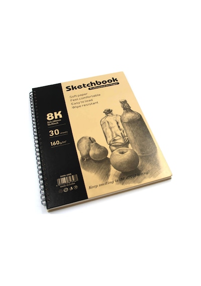 Sketchbook Spiralli Eskiz Çizim Defteri Sert Kapak 160 G 26 x 38 CM