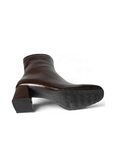 Yaz Kış Ayakkabı Kadın Siyah Kahverengi Parlak Cilt Küt Burun 6cm Kare Topuk 16cm Bilek Boyu Yandan Fermuarlı Bot Yaz Kış Ayakkabı Kadın Siyah Kahverengi Parlak Cilt Küt Burun 6cm Kare Topuk 16cm Bilek Boyu Yandan Fermuarlı Bot