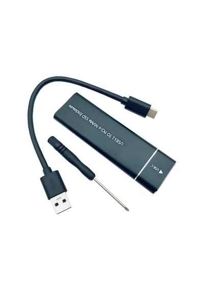 Bluesery Bs-m2 Usb 3.1 Type-c To Pcı-e Express Nvme Ssd M.2 M-key Hard Dis