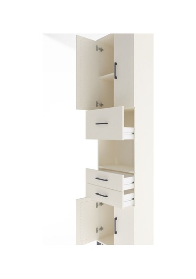 Arges Dolap 3 Raflı 3 Çekmeceli 4 Kapaklı 60x30x243 Aytaşı-aytaşı Aytası