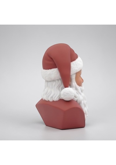Happy3dworld Noel Baba Büst Kulaklık Standı, 3d Baskı Dj Noel Dekoru