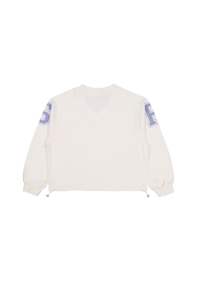 Civil Girls Paris Baskılı 10 -13 Yaş Sweatshirt  - Ekru 19330J50225W1