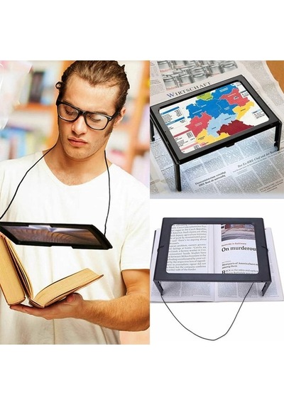 Led Işıklı Kitap Okuma Büyüteç 09562