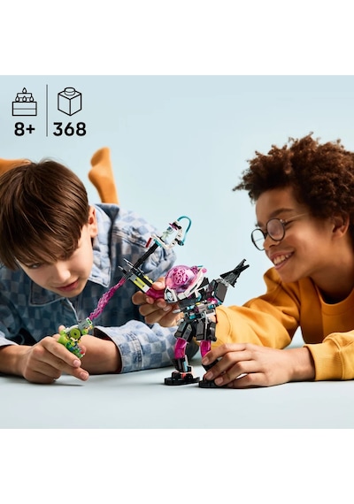 LEGO® DREAMZzz™ Mateo, Siber Beyin Robotuna Karşı 71495 - 8 Yaş ve Üzeri Çocuklar için Yaratıcı Oyuncak Yapım Seti (368 Parça)