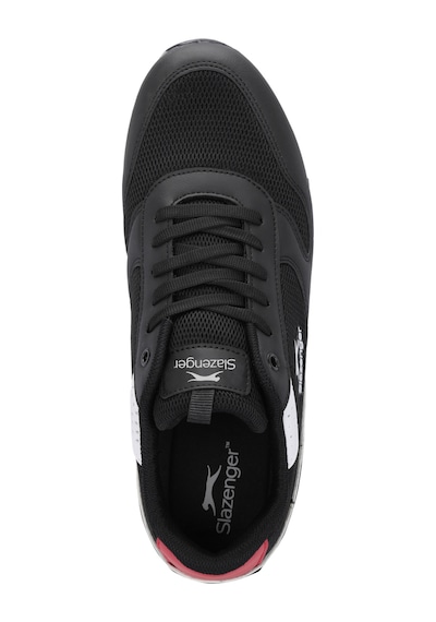 Slazenger Ironıcs I Erkek Büyük Beden Siyah / Beyaz Günlük Spor Ayakkabısı Siyah - Beyaz