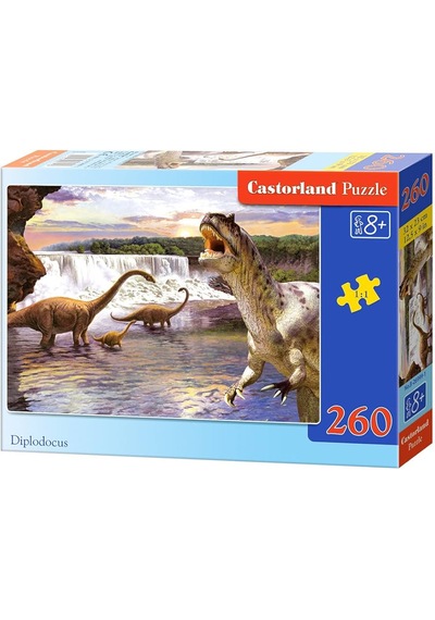 Castorland 260 Parça Dinozorlar Puzzle