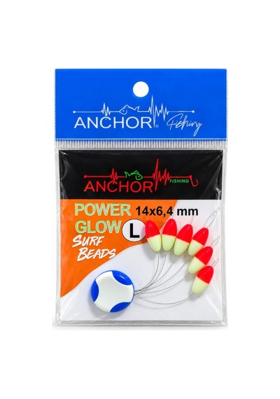 Anchor Stoperli Glow Yem Yüzdürücü Large Kırmızı