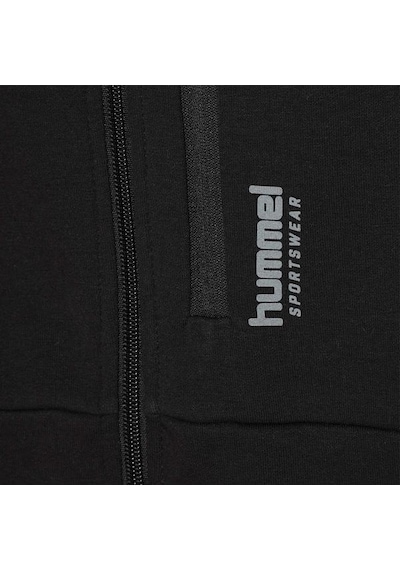 Hummel Combes Erkek Çocuk Siyah Kapüşonlu Ceket Siyah