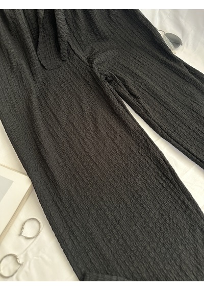 Intive Cool Comfort Waffle Kumaş Pamuklu Nefes Alabilir Basic Yazlık Jogger Pantolon Cepsiz Siyah Intive Cool Comfort Waffle Kumaş Pamuklu Nefes Alabilir Basic Yazlık Jogger Pantolon Cepsiz Siyah