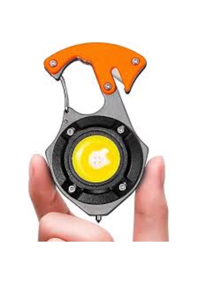 Powerdex Şarjlı Çok Amaçlı Çakmaklı Kamp Lambası, El Feneri Siyah