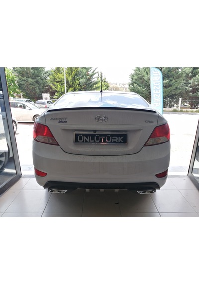 OtoÇizgi Hyundai Accent Blue Bagaj Üstü Spoiler-Spoyler Piano Black N11.382 OtoÇizgi