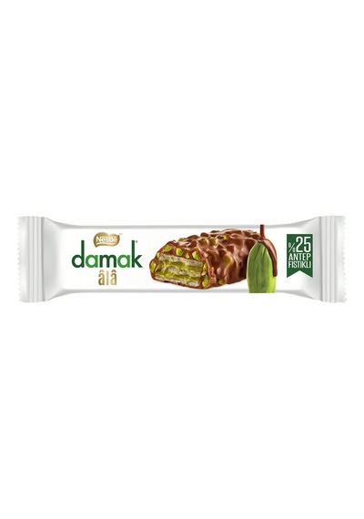 Nestlé Damak Ala Gofret 12x30 G - Fıstık Ezmeli Çikolata Kaplı Gofret Tarı