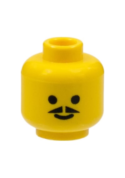 Minifigür Parçaları: Kafa: 3626p03