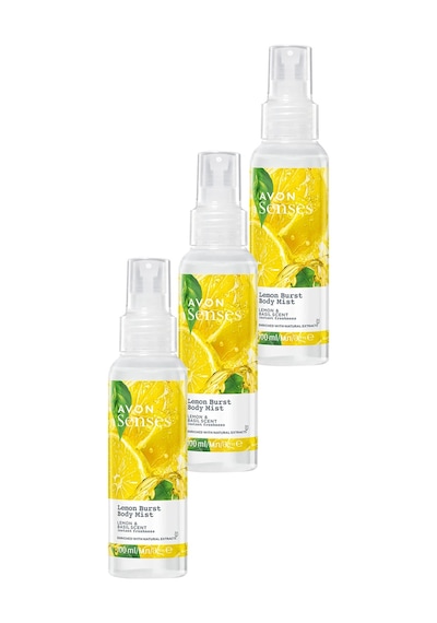 Avon Senses Lemon Burst Vücut Spreyi 3 x 100 ML