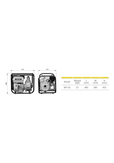 Garden Pro Wp-20 Benzinli Su Motoru 2 Parmak
