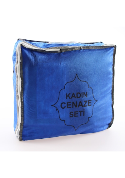 Çantalı Kadın Cenaze Seti Beyaz
