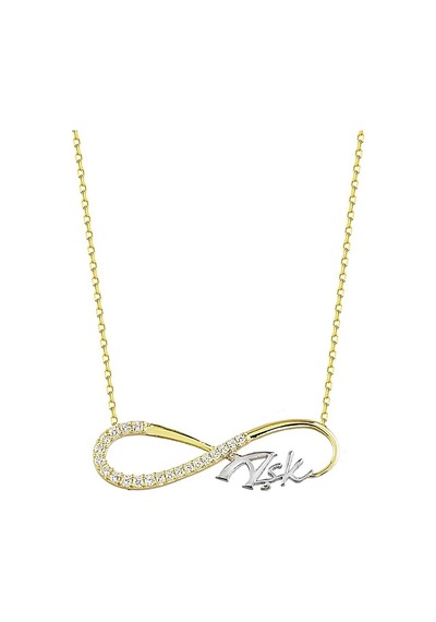 Sonsuz Aşk Altın Kolye 14K Gold N11.42043