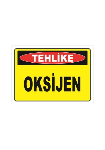Oksijen - İsg Levhası Levha 15x21 Cm Dekota 3 Mm Ktm 063