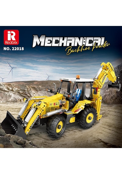 Reobrix Technic 22018 Rc Caterpillar Bulldozer Kumandalı&motorlu Yaratıcı Yapı Blok Seti Building Blocks - 2231 Parça