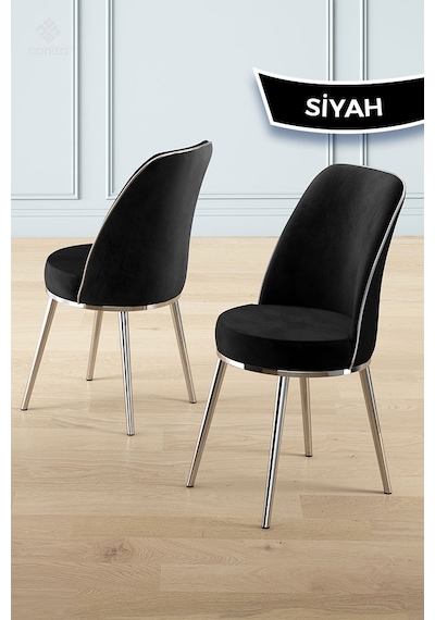 Peras Serisi 90x160 Lak Panel Siyah Mermer Desen Krom Ayaklı Masa Takımı 6 Sandalye Siyah Mermer - Siyah Peras Serisi 90x160 Lak Panel Siyah Mermer Desen Krom Ayaklı Masa Takımı 6 Sandalye Siyah Mermer - Siyah