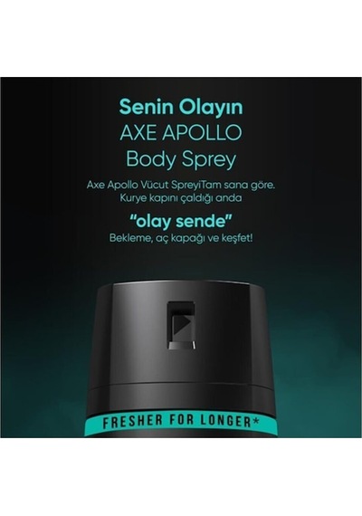 Axe Apollo Erkek Sprey Deodorant 150 ML
