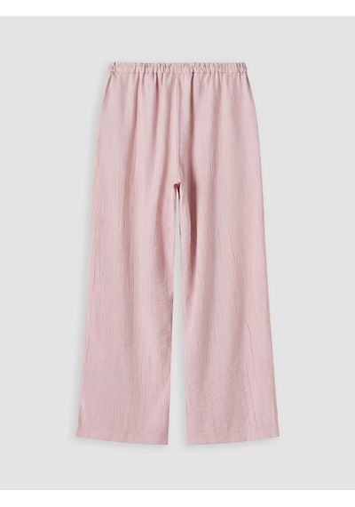 Lcw Modest Pembe Beli Lastikli Dokulu Kadın Pantolon