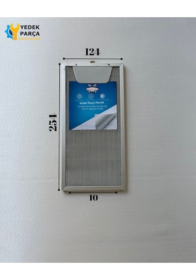 Balay: 3bc8880b 125x255 Mm Aspiratör & Davlumbaz Tel Yağ Filtresi Model: 00746790 -4055348199 -133.0200.454 12,5x25,5 Cm