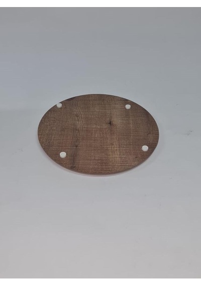 Tekerleksiz Kaplamalı Ahşap Saksı Altlığı Damacana Tüp Saksı Sehpası 30cm Tek Ebat