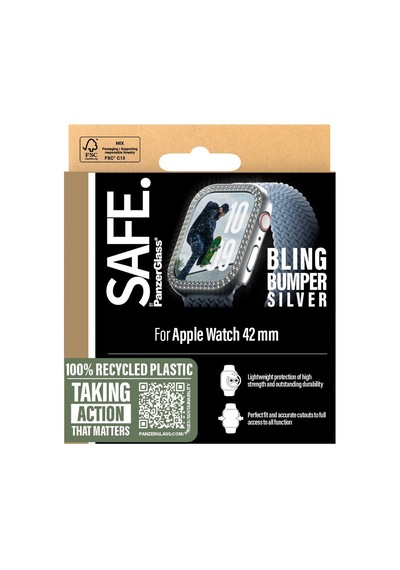 Safe. By Panzerglass Bling Bumper Apple Watch Series 10 42mm