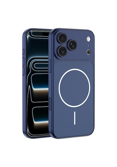 Zore İphone 16 Pro Kılıf Nvth M-safe Şarj Özellikli Kamera Korumalı Spark Kapak - Turuncu