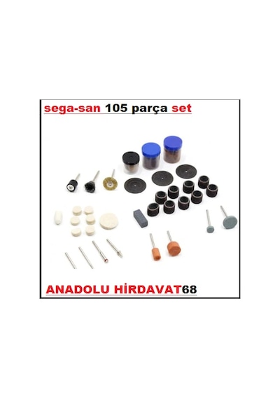 Segasan 105 Parça Gravür Seti Mini Taşlama Oyma Seti