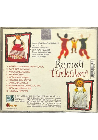 Plak Değildir Cd Dir Cd Rumeli Türküleri Cd