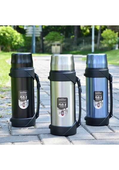 Shotay Çelik Termos 2000ml Gri