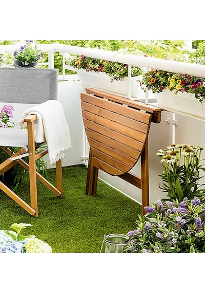 Evinizin_Atolyesi Balkon Masası Bej