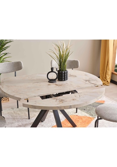 Sanne Mutfak Masa Takımı Gri - Siyah